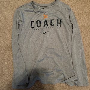 OTF nike womens long sleeve coaches shirt